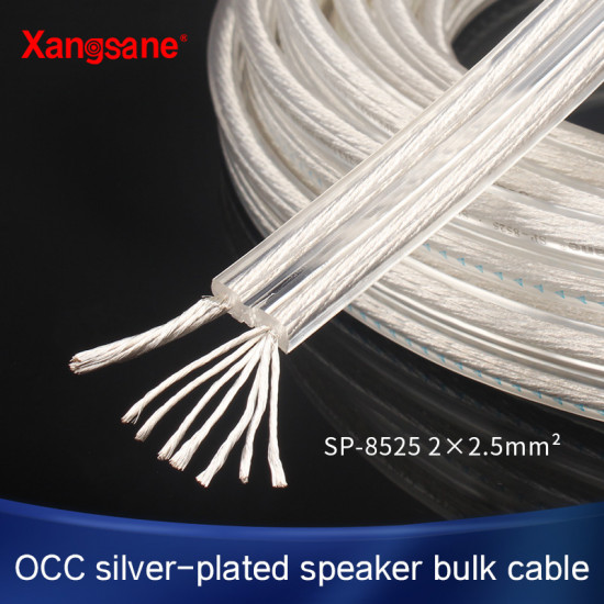 15awg/13awg OCC silver-plated high-fidelity speaker Bulk cable 