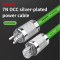 7N OCC Silver Plated P-6008Ag Audio Power Cable Rhodium Plated Power Plug