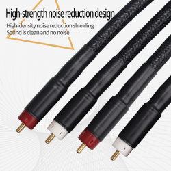  Professional Audio 5N Pure Silver Audio Rca Cable 