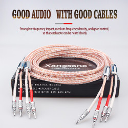 Monocrystalline Copper OCC 8TC Speaker Cable 