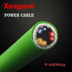 Xangsane P-6008Ag HIFI 7N OCC Silver-Plated Power Cord High-Fidelity DIY Audio Cable Bulk Power Cord 