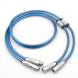 Rectangular OCC Copper Conductor HIFI Audio XLR cable 