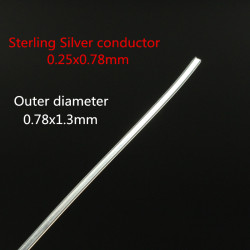 4N Pure Silver Audio DIY Bulk Rca Xlr Power Speaker Cable