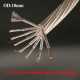 HiFi Micro Space Cable Double Shielded OCC Silver-plated Core DIY RCA XLR Power Audio Bulk Cable