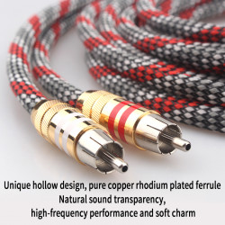 4NOFC Silver Plated Audio Cable 