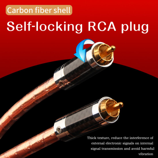  OCC Single Crystal Copper Signal RCA Cable