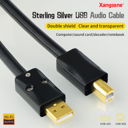 4n Pure Silver Usb Cable A To B Data Cable DAC 