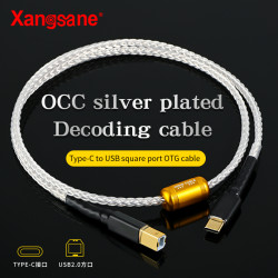 Type B Silver-plated Copper Type C Otg Cable To USB B Mobile Phone Computer Decoder Printer Connection