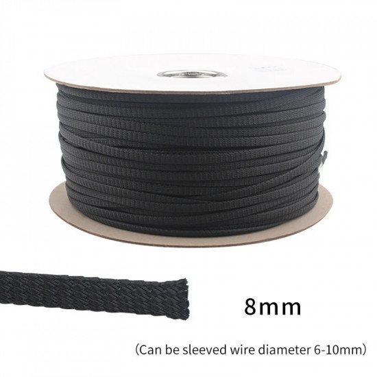 4/8/12/16mm Pure Black Shock Absorber Net HiFi Audio Signal Cable Speaker Cable Power Cable Coaxial Cable Shielding Net 4/8/12/16mm Pure Black Shock Absorber Net HiFi Audio Signal Cable Speaker Cable Power Cable Coaxial Cable Shielding Net
