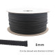 4/8/12/16mm Pure Black Shock Absorber Net HiFi Audio Signal Cable Speaker Cable Power Cable Coaxial Cable Shielding Net 4/8/12/16mm Pure Black Shock Absorber Net HiFi Audio Signal Cable Speaker Cable Power Cable Coaxial Cable Shielding Net