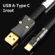 Xangsane Hifi USB OTG Cable USB A To B Type C 5N OCC Audio Cable Decoder DAC Sound Card A-B with Shielding