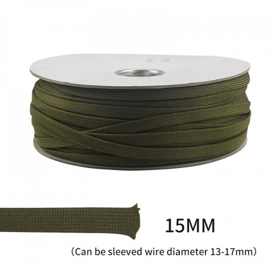 4mm/6mm/8mm/12mm/15mm Shielding Net Green Pure Cotton Shock Absorbing Audio Hifi Signal Cable Power Cord Speaker Speaker Wire 4mm/6mm/8mm/12mm/15mm Shielding Net Green Pure Cotton Shock Absorbing Audio Hifi Signal Cable Power Cord Speaker Speaker Wire