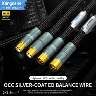 Xangsane XS-DY2XLR  Single Crystal Copper-Gold Coated Balanced Cable XLR for CD Amplifier Decoding XLR Audio Cable