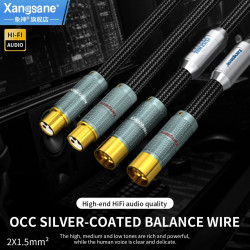 Xangsane XS-DY2XLR  Single Crystal Copper-Gold Coated Balanced Cable XLR for CD Amplifier Decoding XLR Audio Cable