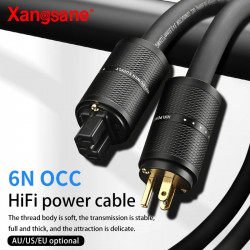 XS3300 6N OCC Power Cable 3 * 3.1mm ² HiFi Amplifier Front and Rear Stages High-power US/AU/EU Connection Line