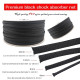 4/8/12/16mm Pure Black Shock Absorber Net HiFi Audio Signal Cable Speaker Cable Power Cable Coaxial Cable Shielding Net 4/8/12/16mm Pure Black Shock Absorber Net HiFi Audio Signal Cable Speaker Cable Power Cable Coaxial Cable Shielding Net