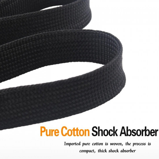 3mm/5mm/8mm/12mm/15mm/20mm Advanced Black Pure Cotton Shock Absorption Net Audio Hifi Signal Cable Power Cable Speaker Cable Net