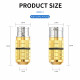 Brass Rhodium Plated Hifi XLR Plug for Balanced Cable Speaker Male and Female Microphone Microphone Cable