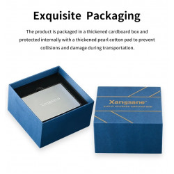 Xangsane Aluminum Alloy Hifi Grounding Box Audio Electronic Mute OCC Silver Plated Pure Silver Grounding Wire