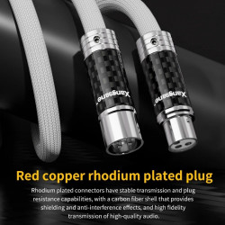 HiFi Pure Silver AES Digital XLR Balanced Cable 110 Ohm Balanced Coaxial Cable Digital Signal Line