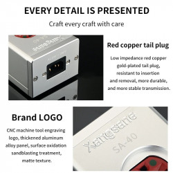 US HiFi Power Filter Socket - Pure Red Copper Audio Grade Power Outlet for High End Home Theater System