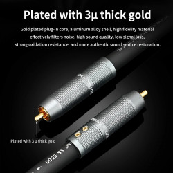 6N OCC HiFi Coaxial Audio Cable Gold-plated Plug 75 Ω Rca Cable Output SPDIF Digital Decoding TV Amplifier
