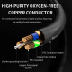 Xangsane M8 High-grade Pure Oxygen-free Copper Power Cord for Audio System, Audio Decoder Power Plug, CD Upgrade Cable