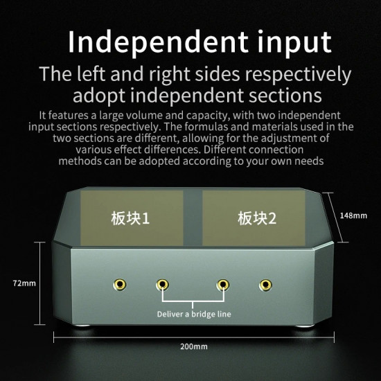 Xangsane HD-80S Grounding Box Audio Amplifier Vehicle-mounted Electronic System Purification Anti-interference