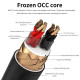 XS-5500 Frozen 6N Hifi OCC XLR To RCA Mixing Console Amplifier Audio Adapter Audio Connection Cable