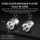 Xangsan Pure Silver Cannon Balanced Plug XLR Balanced Cable Male-Female Terminal Three-Core Balanced DIY Plug