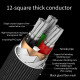 Xangsane DY OCC Silver Plated Core HiFi Power Cable for Audio Amplifier Red Copper Plug AU/EU/US Plug 