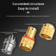 Brass Rhodium Plated Hifi XLR Plug for Balanced Cable Speaker Male and Female Microphone Microphone Cable