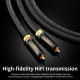 Xangsane 3300 6N Frozen Single Crystal Copper Core + Gold-plated Plug RCA Audio Cable