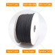 3mm/5mm/8mm/12mm/15mm/20mm Advanced Black Pure Cotton Shock Absorption Net Audio Hifi Signal Cable Power Cable Speaker Cable Net