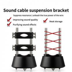 Audio Shock-absorbing Cable Holder Bracket Amplifier Hifi Cable Hanger