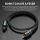 Xangsane DY OCC Silver Plated Core HiFi Power Cable for Audio Amplifier Red Copper Plug AU/EU/US Plug 