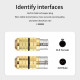 Brass Rhodium Plated Hifi XLR Plug for Balanced Cable Speaker Male and Female Microphone Microphone Cable