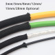 3mm/5mm/8mm/12mm/15mm/20mm Advanced Black Pure Cotton Shock Absorption Net Audio Hifi Signal Cable Power Cable Speaker Cable Net