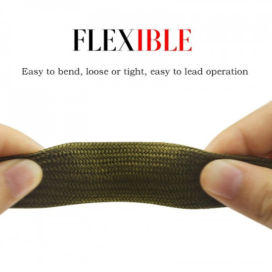 4mm/6mm/8mm/12mm/15mm Shielding Net Green Pure Cotton Shock Absorbing Audio Hifi Signal Cable Power Cord Speaker Speaker Wire 4mm/6mm/8mm/12mm/15mm Shielding Net Green Pure Cotton Shock Absorbing Audio Hifi Signal Cable Power Cord Speaker Speaker Wire