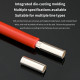 HiFi Pure Silver Wiring Protection Tube, Audio Cable Sleeve Sheath, Speaker Power Cable Damping Pressure Tube for Audiophile Equipment