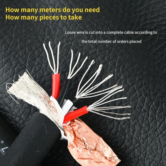 Xangsane 5N 1.6mm ² 4-core Sterling Silver Audio Cable HiFi USB Decoding Cable RCA Cable XLR Cable DIY Bulk Cable Xangsane 5N 1.6mm ² 4-core Sterling Silver Audio Cable HiFi USB Decoding Cable RCA Cable XLR Cable DIY Bulk Cable