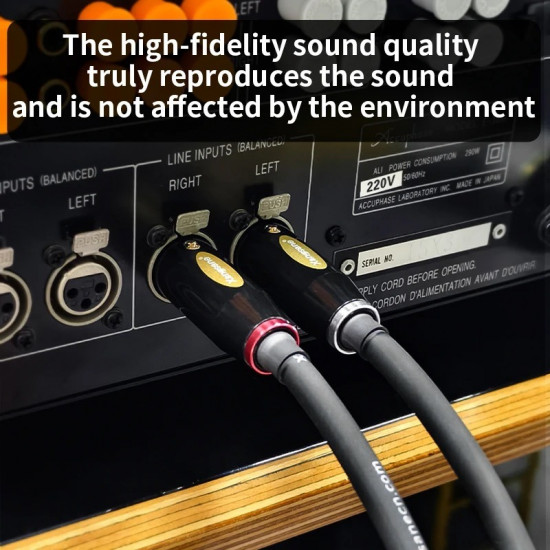 Xangsane 6N Frozen Single Crystal Copper Balanced Cable XLR Audio Cable XLR Gold plated plug Audio Cable
