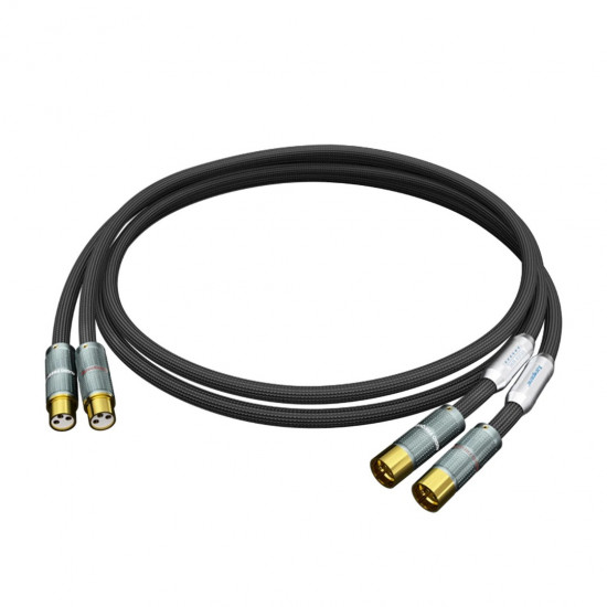 Xangsane XS-DY2XLR  Single Crystal Copper-Gold Coated Balanced Cable XLR for CD Amplifier Decoding XLR Audio Cable