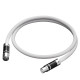 HiFi Pure Silver AES Digital XLR Balanced Cable 110 Ohm Balanced Coaxial Cable Digital Signal Line HiFi Pure Silver AES Digital XLR Balanced Cable 110 Ohm Balanced Coaxial Cable Digital Signal Line