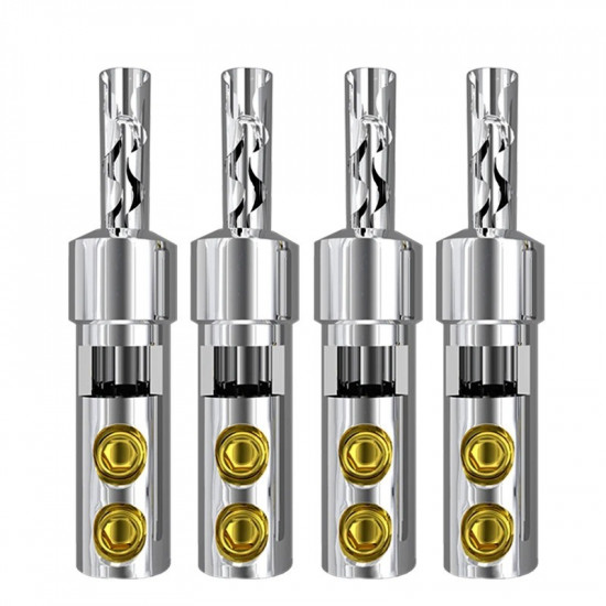 Xangsane Integrated Pure Red Copper Gold-plated Rhodium Plated Silver Plated Hifi Banana Plug Speaker Cable Terminal