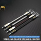 Xangsane Pure Sterling Silver Jumper Speaker Bridge Cable High and Low Split-line Banana Y Plug