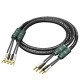 6N OCC Frozen Speaker Cable 2 * 5.26mm ² HiFi Amplifier Main Speaker Cable Connection Wire Gold-plated U-shaped Banana Plug 6N OCC Frozen Speaker Cable 2 * 5.26mm ² HiFi Amplifier Main Speaker Cable Connection Wire Gold-plated U-shaped Banana Plug