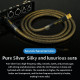 Xangsane HiFi 5N Sterling Pure Silver 4 * 0.4mm ² Core USB A To B Cable Decoding Sound Card DAC Decoder USB Audio Cable