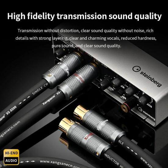 XS-5500 Frozen 6N Hifi OCC Balance Cable Microphone XLR Plug Connection Line Amplifier CD Sound Card AES Interface XS-5500 Frozen 6N Hifi OCC Balance Cable Microphone XLR Plug Connection Line Amplifier CD Sound Card AES Interface