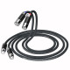 Hifi Xlr Cable 4N Pure Silver 2 * 0.5mm ² Amplifier Sound Card Decoding Connection Cable Microphone Cable Hifi Xlr Cable 4N Pure Silver 2 * 0.5mm ² Amplifier Sound Card Decoding Connection Cable Microphone Cable